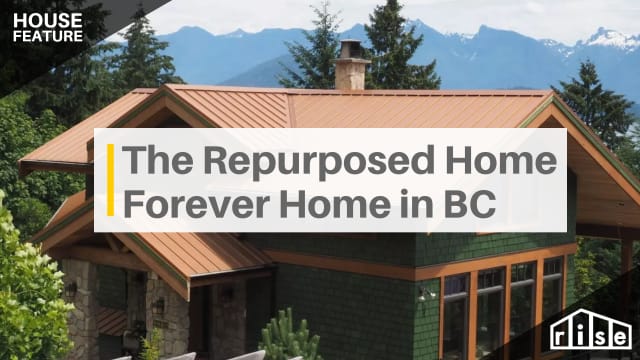 Repurposed home in Gibsons, British Columbia