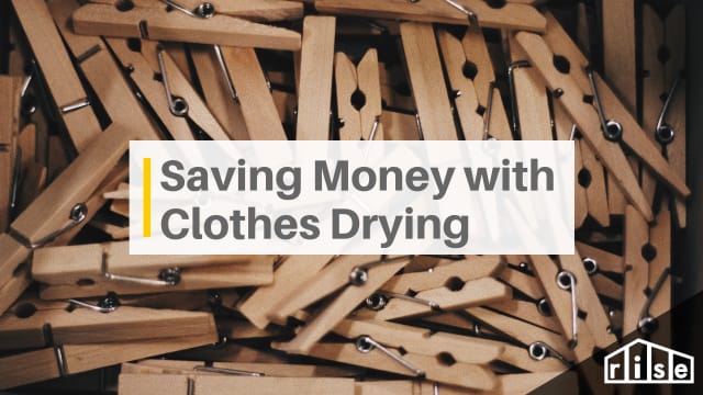 Save money with a clothesline