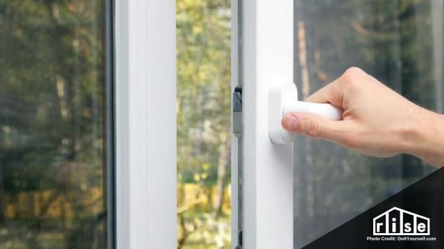 fix a vinyl window frame