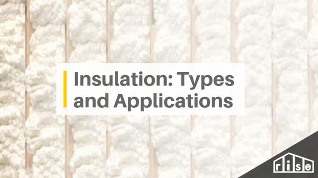insulation types and applications