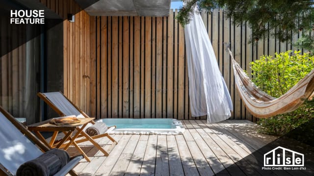 passive pop up house
