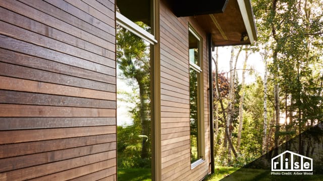 thermally treated wood