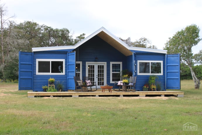 1100 Square Foot Modern Shipping Container Farmhouse