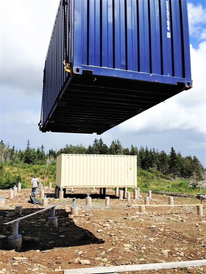 container home lift