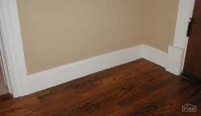 jointed pine baseboard