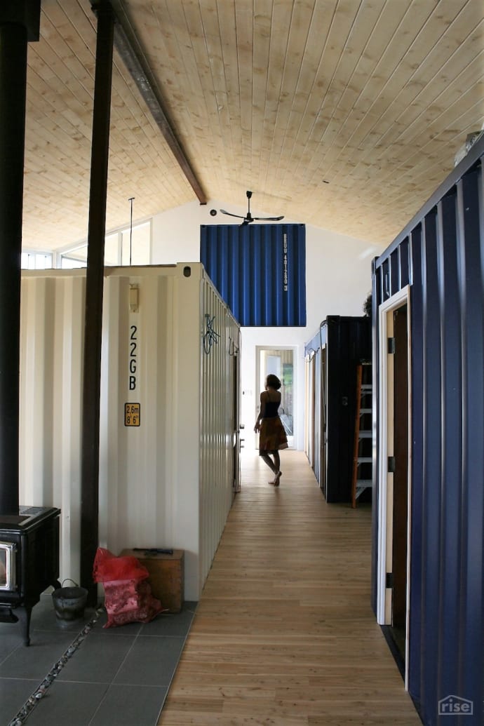 container home hallway