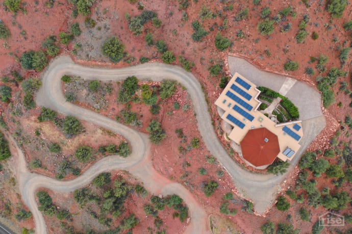 Sedona Net-Zero House Solar Array