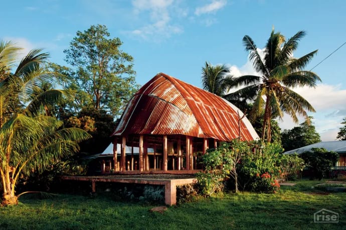 Curved Roof Samoa Jason Mann Architectureau