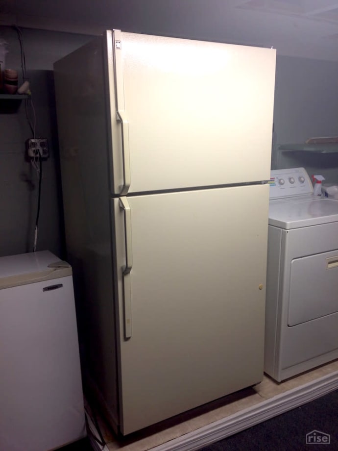 basement fridge