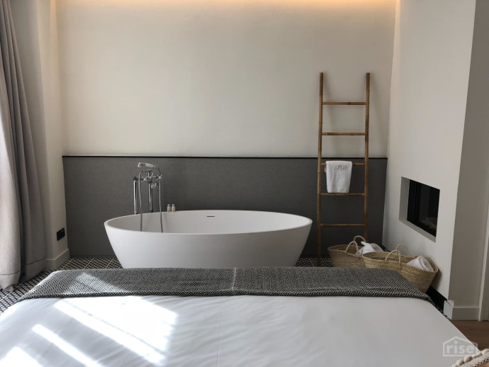 Bathtub in the Bedroom