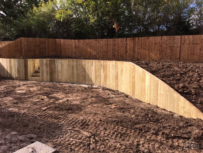 Curved Retaining Wall GBL Landscapes