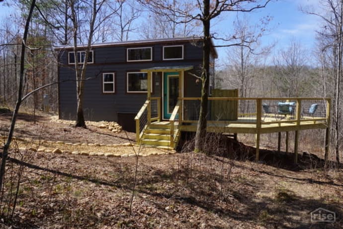 Wind River Tiny Homes deck