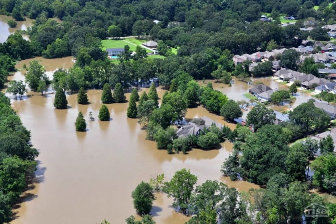 Flooding in Baton Rouge LA 2016