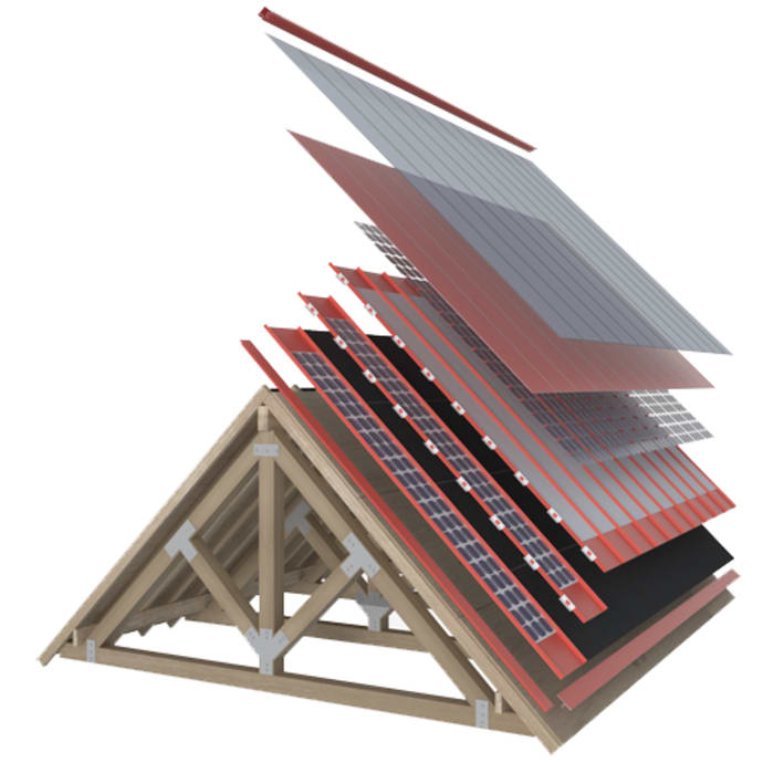 Forward Solar Roofing Layers