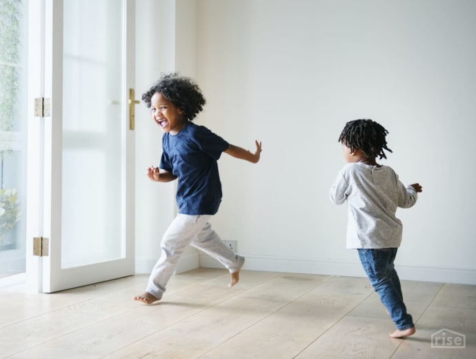 Kids Running in Healthy Home