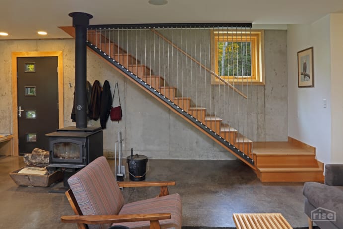 Lake Superior Living and Stairwell