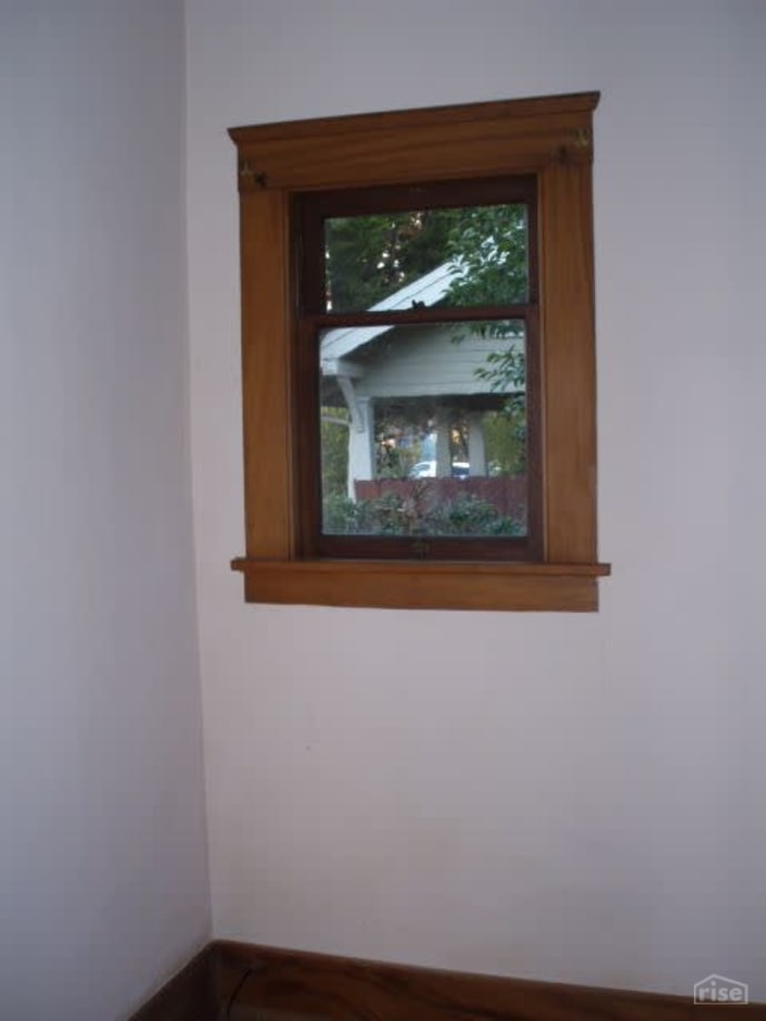 single pane wood windows