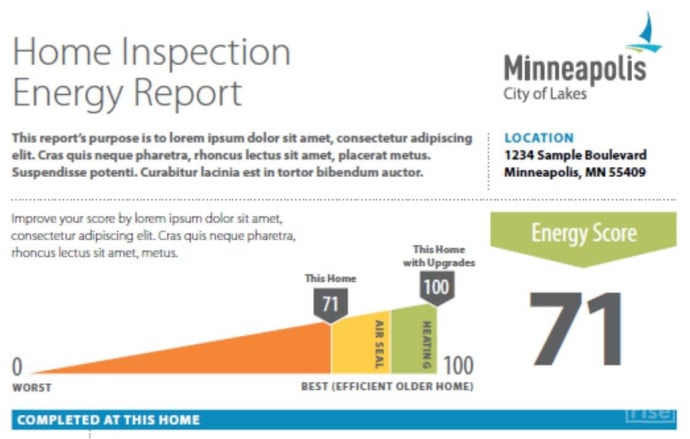 home inspection report sample