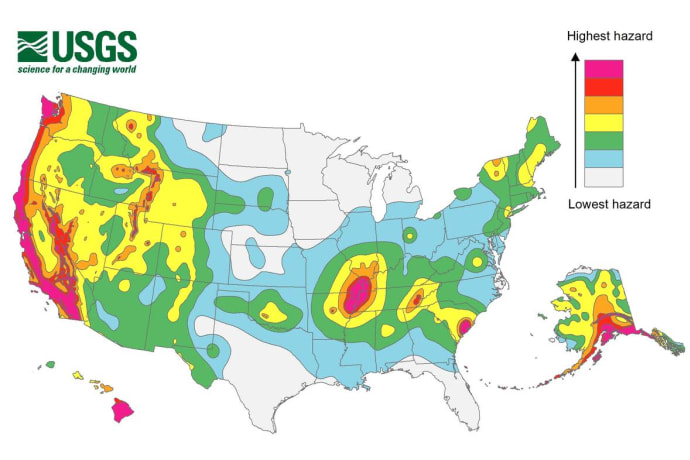 earthquake hazard map