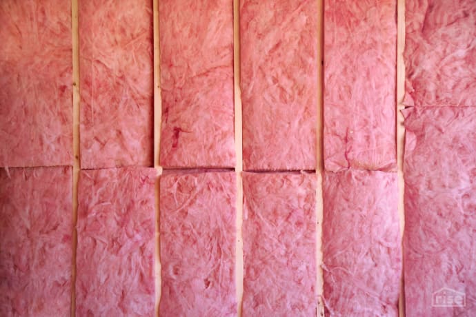 Pink Fiberglass Insulation