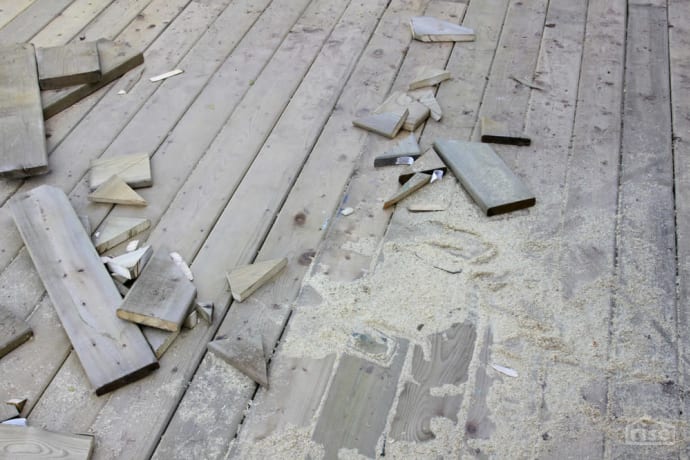 Pressure Treated Wood Deck Scraps