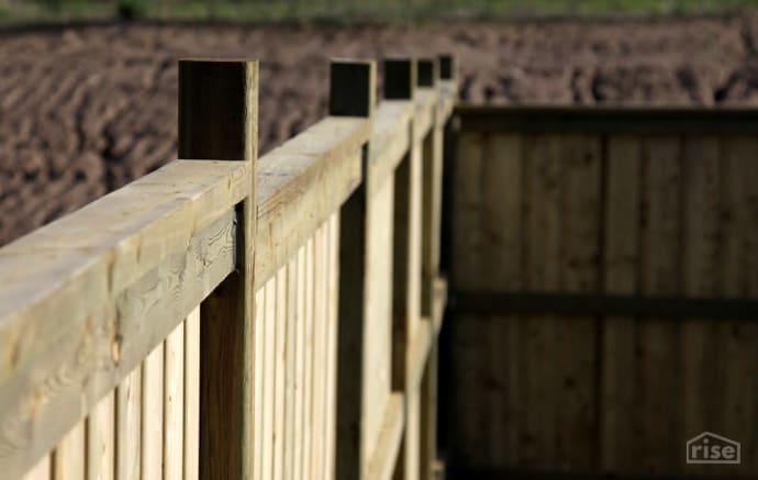 Pressure Treated Wood Fence