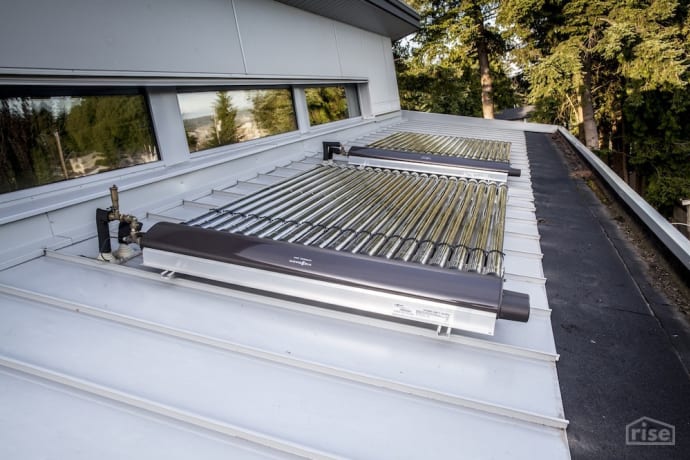 Solar Thermal at Surrey Passive House Marken Designs