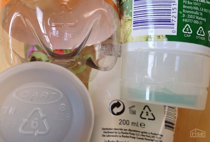 recycling codes on bottles