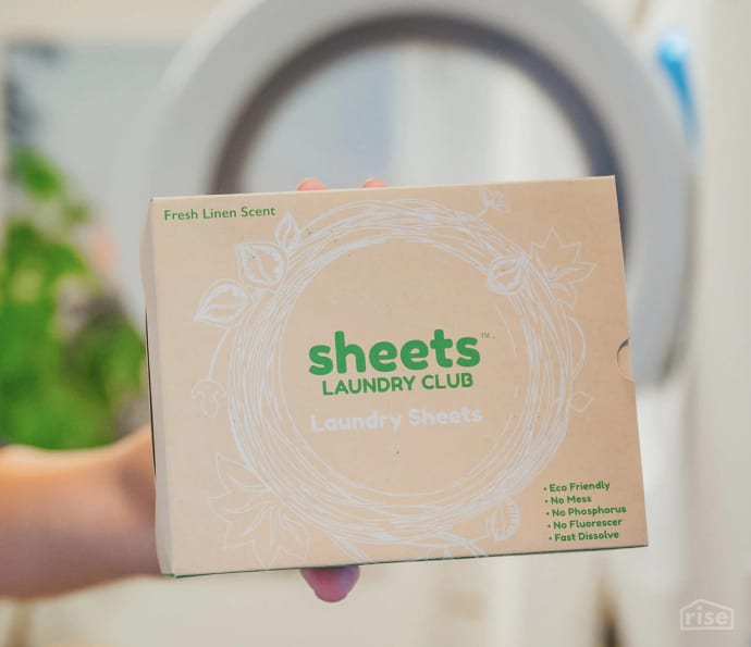 Natural Laundry Detergent Sheets ,Eco Friendly– Fresh Linen Scent
