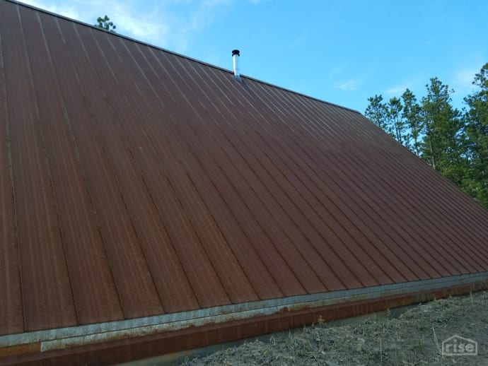 South Dakota Off Grid A Frame Roof Pangea Design Group