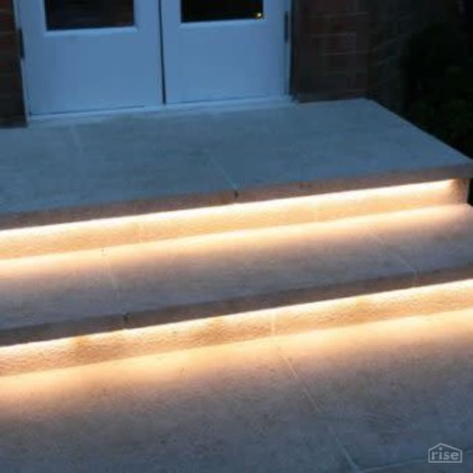 led light strips stairs