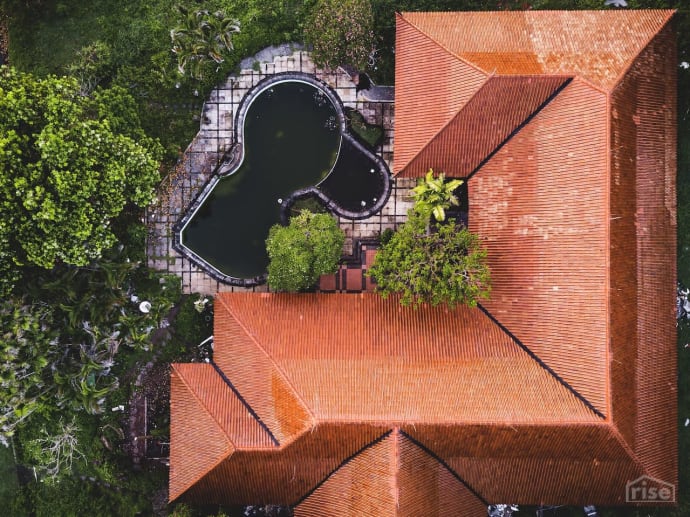 Terracotta Roof From Above