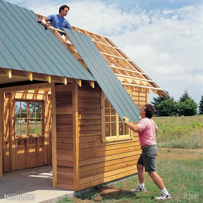 The Family Handyman Shed Roof
