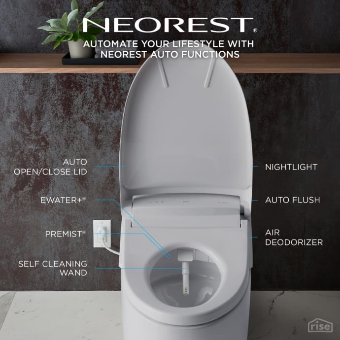 Toilet shop self cleaning
