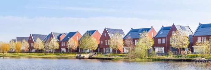 Homes in Veenendaal in the Netherlands