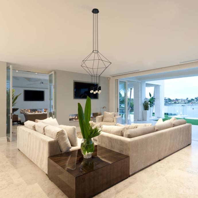 Vonn 50,000 Hour Living Room Integrated LED Pendant Light Fixture