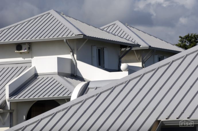 Aluminum roof