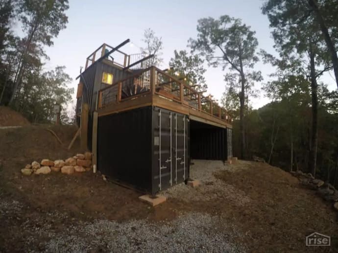 appalachian container cabin front