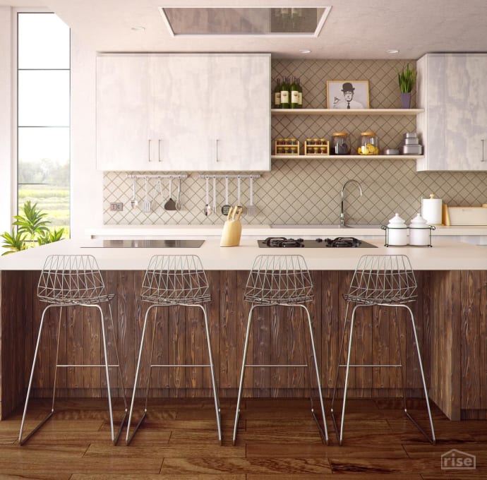 sustainable white kitchen