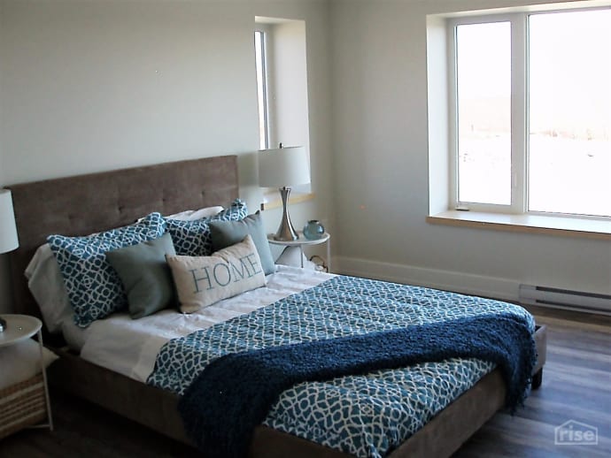 Halifax Passive House Bedroom. Photo Credit: Passive Design Solutions