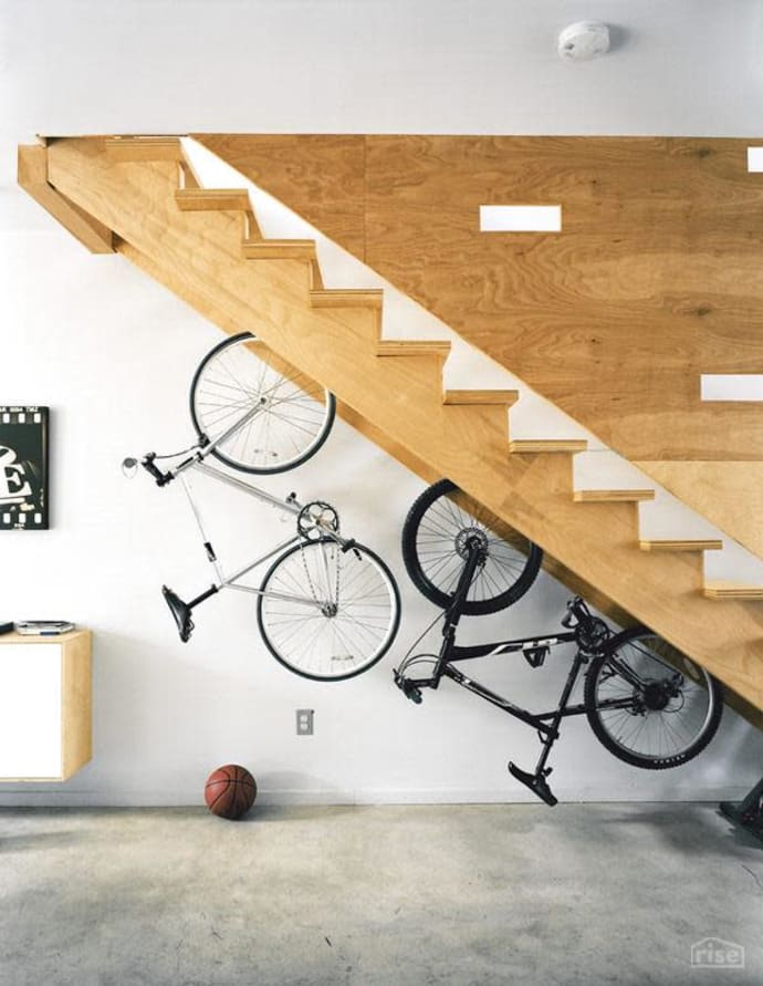 bike storage staircase