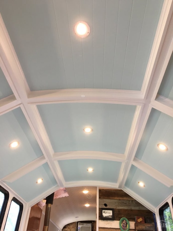 skoolie ceiling lights