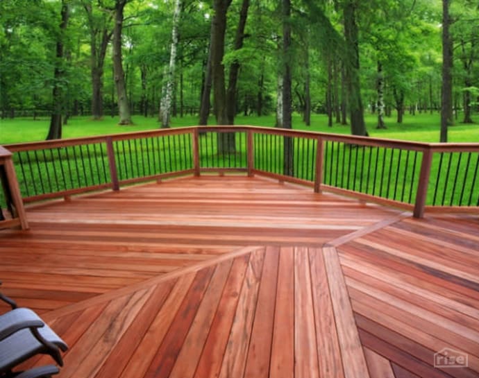 redwood deck