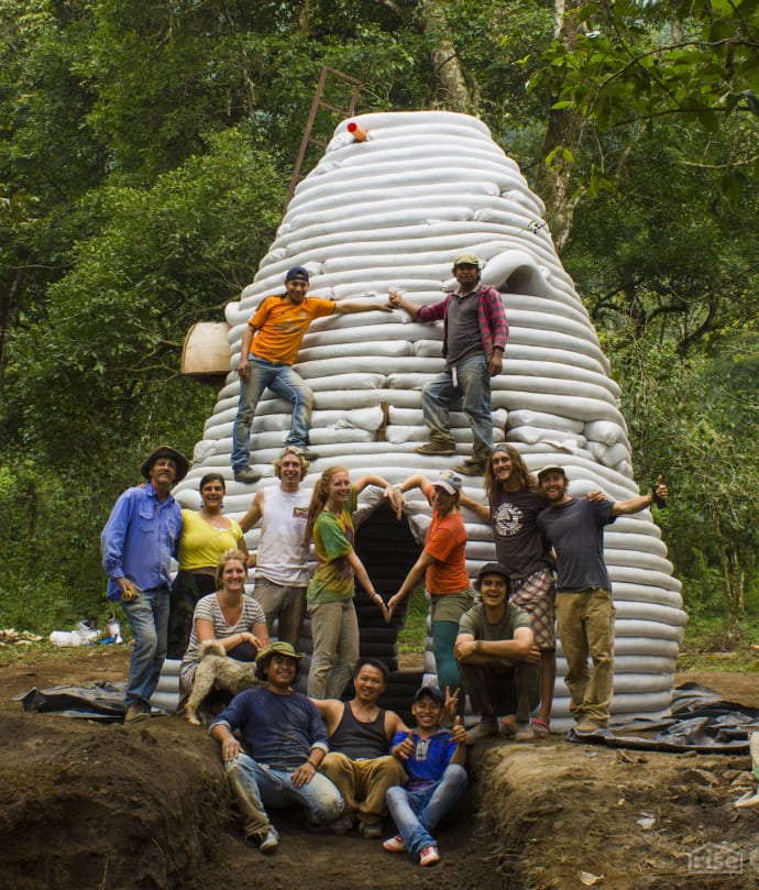 Guatamala Earthbag Dome Workshop Kyle Corrigan