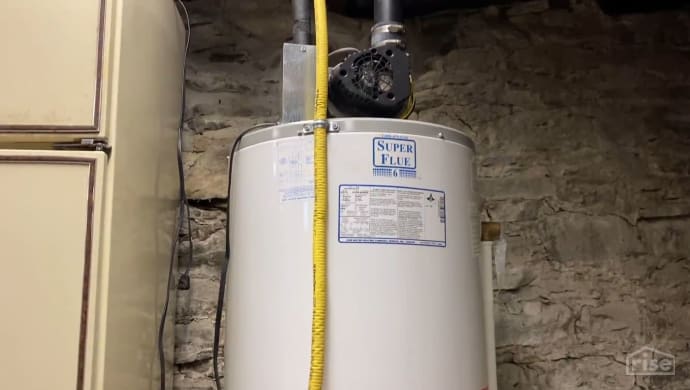 A gas water heater