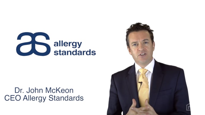 Dr. John McKeon, CEO of Allergy Standards