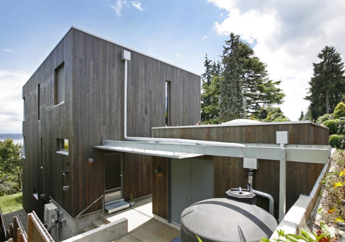madrona passive house water harvesting