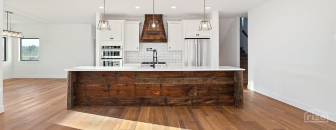 Reclaimed Wood Flooring. Photo Credit: Revolve Design–Build