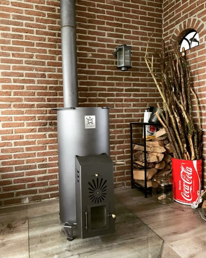 Rocket stove for home hot sale heating