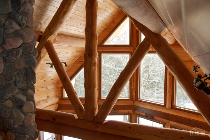 roundwood timber framing home